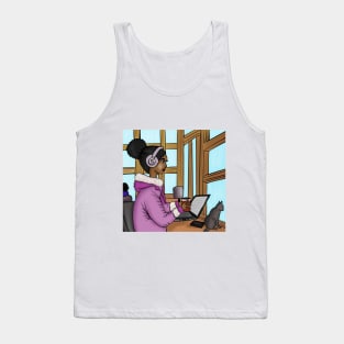 black girl magic work, life, balance Tank Top